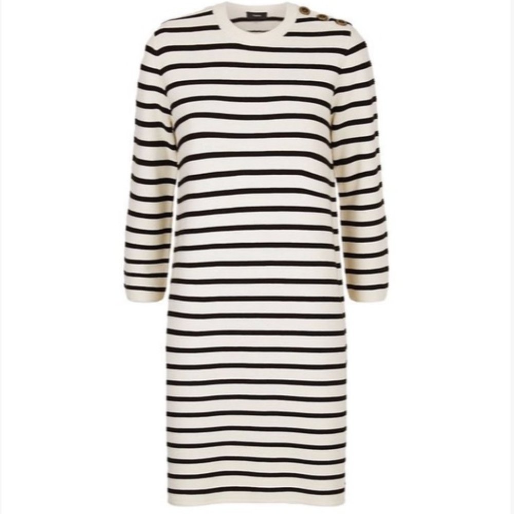 Theory Nautical Striped Dress